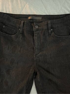 Joe's Jeans The Icon women’s Slim Black snake skin pattern Jeans size 29